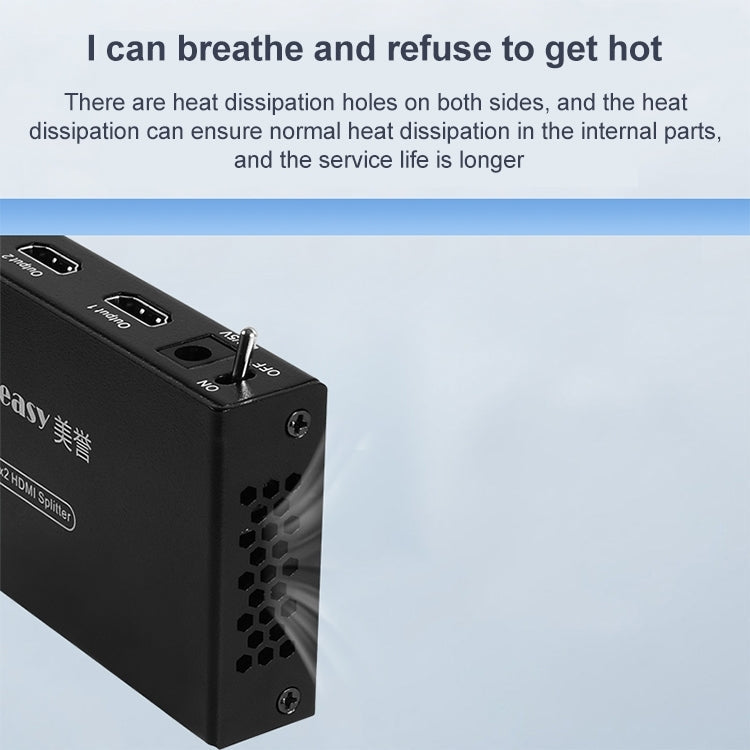 Frendorf | Measy SPH102 1 bis 2 HDMI 1080P Simultananzeige Splitter (EU Stecker)