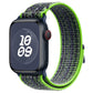 Frendorf | Für Apple Watch SE 2022 40mm Loop Nylon Armband (Grün Blau)