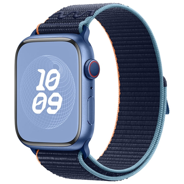 Frendorf | Für Apple Watch SE 2022 40mm Loop Nylon Uhrband (Dunkelmarine)