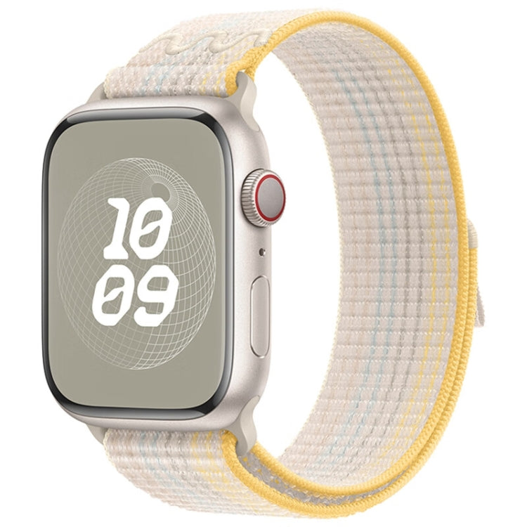 Frendorf | Für Apple Watch Series 7 41 mm Loop Nylon Armband (Farbenfrohes Sternenlicht)