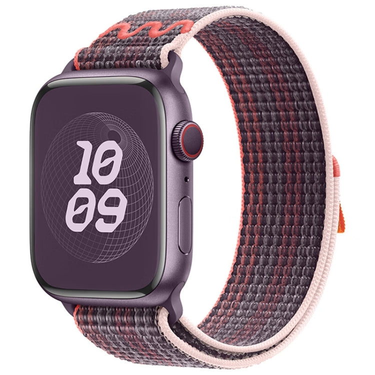 Frendorf | Für Apple Watch SE 40mm Loop Nylon Uhrband (Beerenlila)