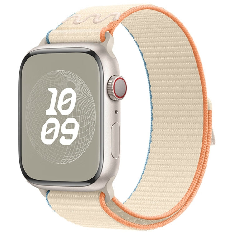 Frendorf | Für Apple Watch SE 40mm Loop Nylon-Uhrband (Milchweiß)