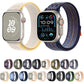 Frendorf | Für Apple Watch Series 7 41mm Loop Nylon Armband (Mitternacht)