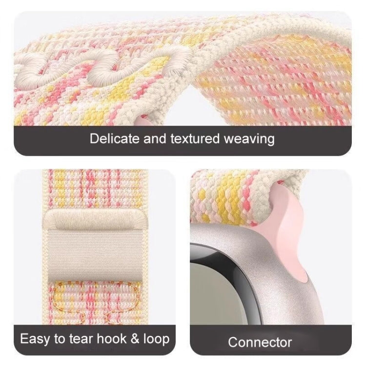 Frendorf | Für Apple Watch Series 7 41mm Loop Nylon Armband (Mitternacht)