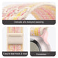 Frerndorf | Für Apple Watch Series 8 45mm Loop Nylon Uhrband (Starlight Gelb Rosa)