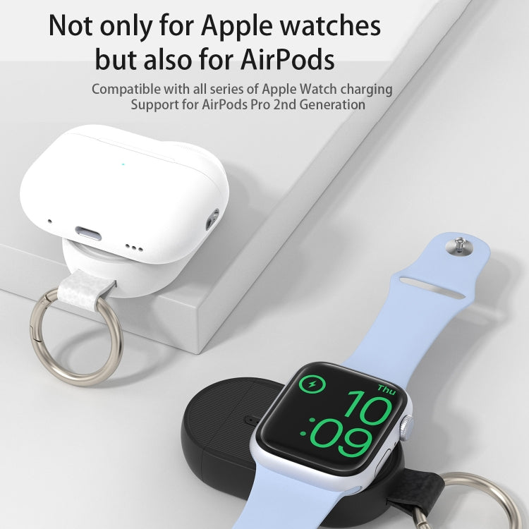 Frendorf | Für Apple Watch / AirPods Serie U20A Tragbares Magnetisches Kabelloses Ladegerät (weiß)