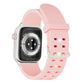 Frendorf | Für Apple Watch Series 4 40mm Leuchtendes Farbige Licht Silikon Armband (Rosa)