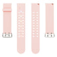 Frendorf | Für Apple Watch Series 4 40mm Leuchtendes Farbige Licht Silikon Armband (Rosa)