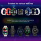 Frendorf | Für Apple Watch SE 2023 40mm Leuchtendes Buntes Licht Silikon Uhrband (Grün)