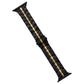 Frerndorf | Für Apple Watch Series 9 45mm Edelstahl Armband (Schwarz Gold)