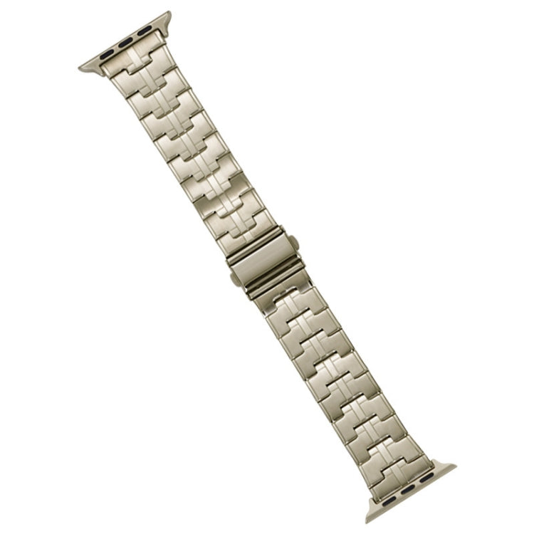 Frerndorf | Für Apple Watch Series 9 45mm Edelstahl Armband (Titan)