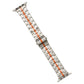 Frerndorf | Für Apple Watch Series 8 45mm Edelstahl-Uhrenarmband (Starlight Orange)