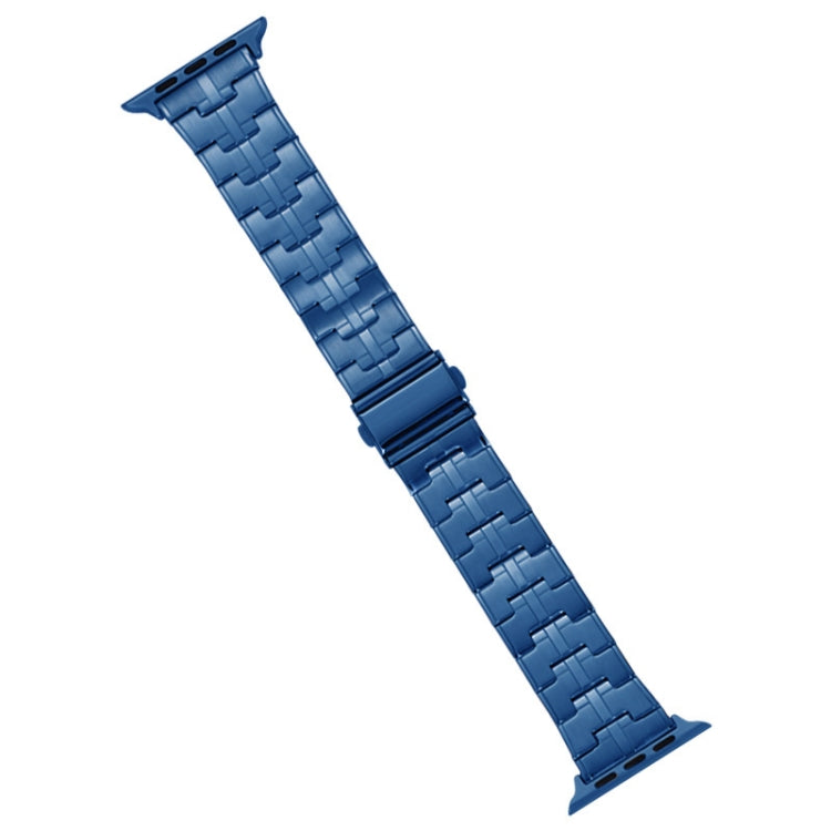 Frendorf | Für Apple Watch SE 2022 40mm Edelstahl Armband (Blau)