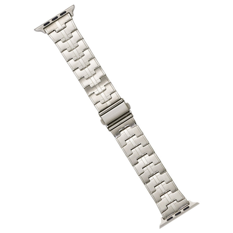 Frendorf | Für Apple Watch Series 4 40mm Edelstahl Armband (Sternenlicht)