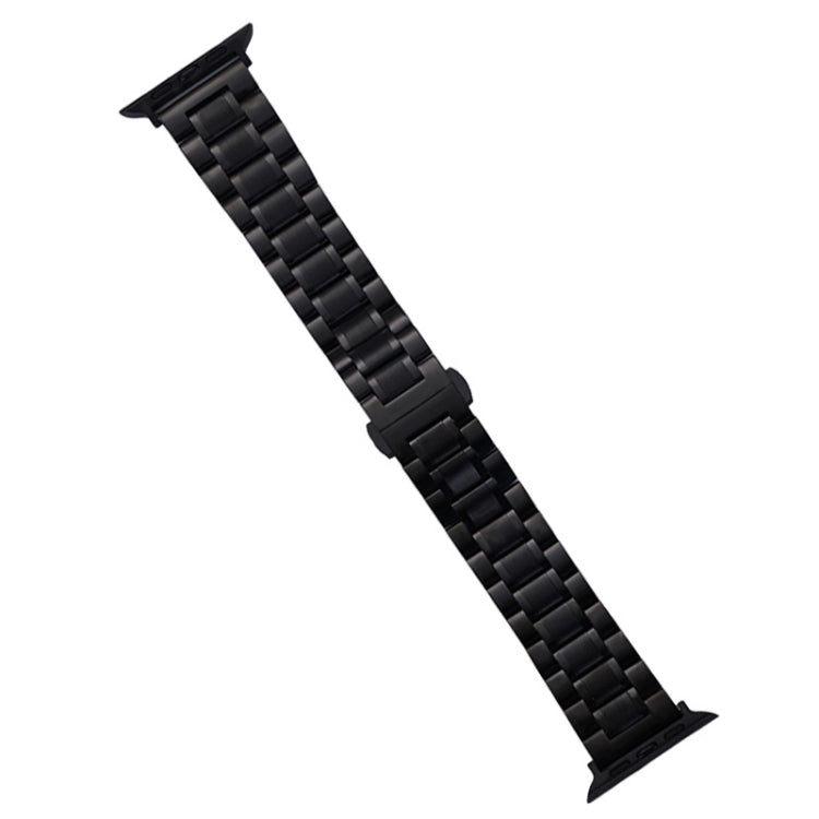 Frerndorf | Für Apple Watch Ultra 2 49mm Fünf-Perlen Edelstahl Armband (Schwarz)