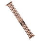 Frendorf | Für Apple Watch Series 5 40mm Fünf-Perlen Edelstahl-Armband (Roségold)
