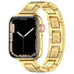 Frendorf | Für Apple Watch Series 5 40mm H Slim Edelstahl-Uhrenband (Gold)