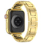 Frendorf | Für Apple Watch Series 5 40mm H Slim Edelstahl-Uhrenband (Gold)