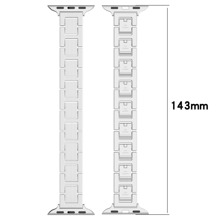 Frendorf | Für Apple Watch Series 5 40mm H Slim Edelstahl-Uhrenband (Gold)