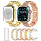 Frendorf | Für Apple Watch Series 5 40mm H Slim Edelstahl-Uhrenband (Gold)