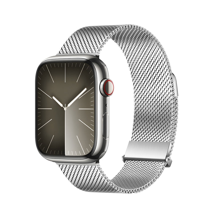 Frendorf | Für Apple Watch SE 2022 40mm DUX DUCIS Milanese Pro Series Edelstahl Armband (Silber)