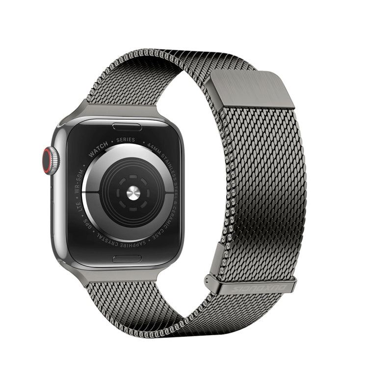 Frendorf | Für Apple Watch Series 4 40mm DUX DUCIS Milanese Pro Serie Edelstahl-Armbanduhr (Graphit)