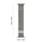 Frendorf | Für Apple Watch Series 4 40mm DUX DUCIS Milanese Pro Serie Edelstahl-Armbanduhr (Graphit)