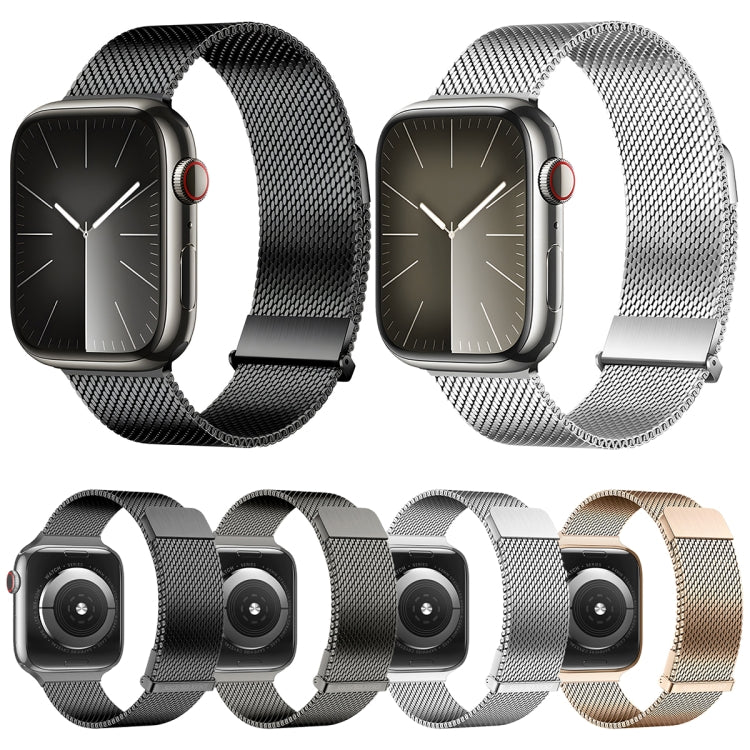 Frendorf | Für Apple Watch SE 2022 40mm DUX DUCIS Milanese Pro Series Edelstahl Armband (Silber)