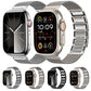 Frendorf | Für Apple Watch SE 40mm Magnetverschluss Geflochtene Kette Edelstahl Uhrband (Gold)