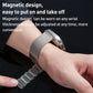 Frendorf | Für Apple Watch SE 44mm Magnetverschluss Geflochtene Kette Edelstahl Armband (Silber)