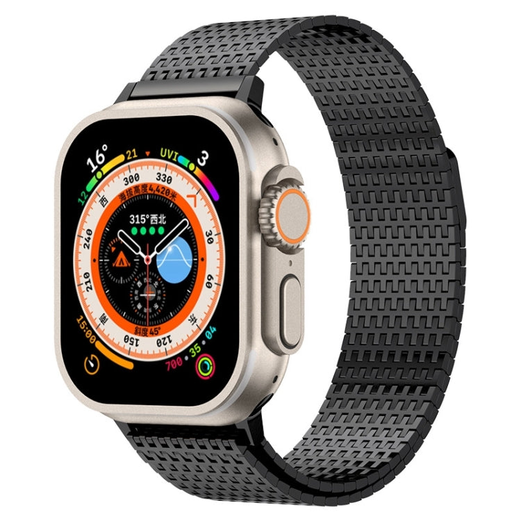 Frendorf | Für Apple Watch SE 40mm Milanese Loop Magnetverschluss Edelstahl Armband (Schwarz)