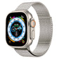 Frendorf | Für Apple Watch Series 2 38 mm Milanese Loop Magnetverschluss Edelstahl Armband (Titan-Gold)