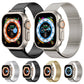Frendorf | Für Apple Watch Series 4 40mm Milanese Loop Magnetverschluss Edelstahl Armband (Silber)