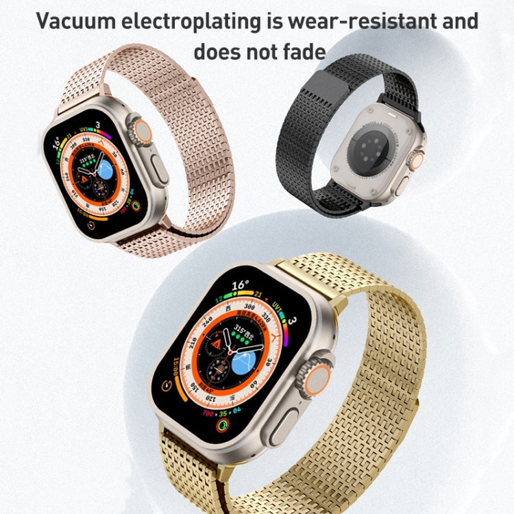 Frendorf | Für Apple Watch Series 4 40mm Milanese Loop Magnetverschluss Edelstahl Armband (Silber)