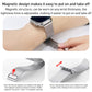 Frendorf | Für Apple Watch SE 2023 40mm Mailänder Loop Magnetverschluss Edelstahl Armband (Silber)