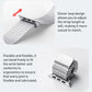 Frendorf | Für Apple Watch SE 2022 44mm Milanese Loop Magnetverschluss Edelstahlarmband (Silber)