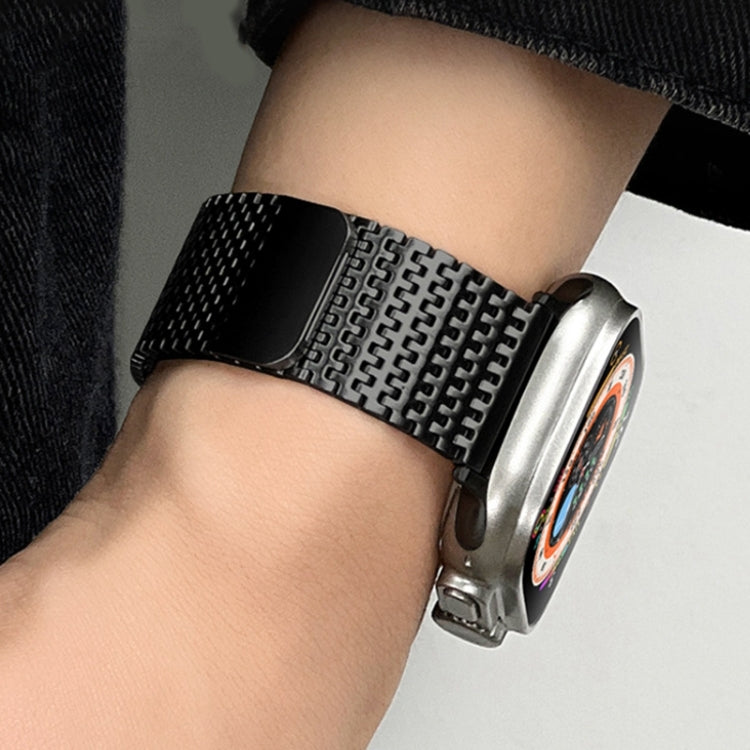 Frendorf | Für Apple Watch Series 4 40mm Milanese Loop Magnetverschluss Edelstahl Armband (Silber)