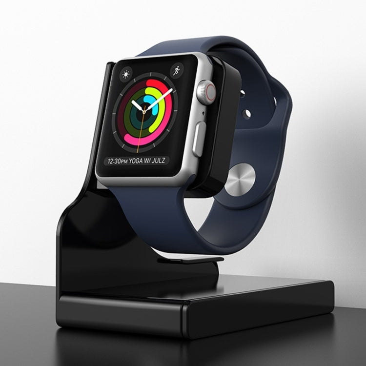 Frerndorf | Für Apple Watch Series Smartwatch Ladeständer PC Basis (Schwarz)