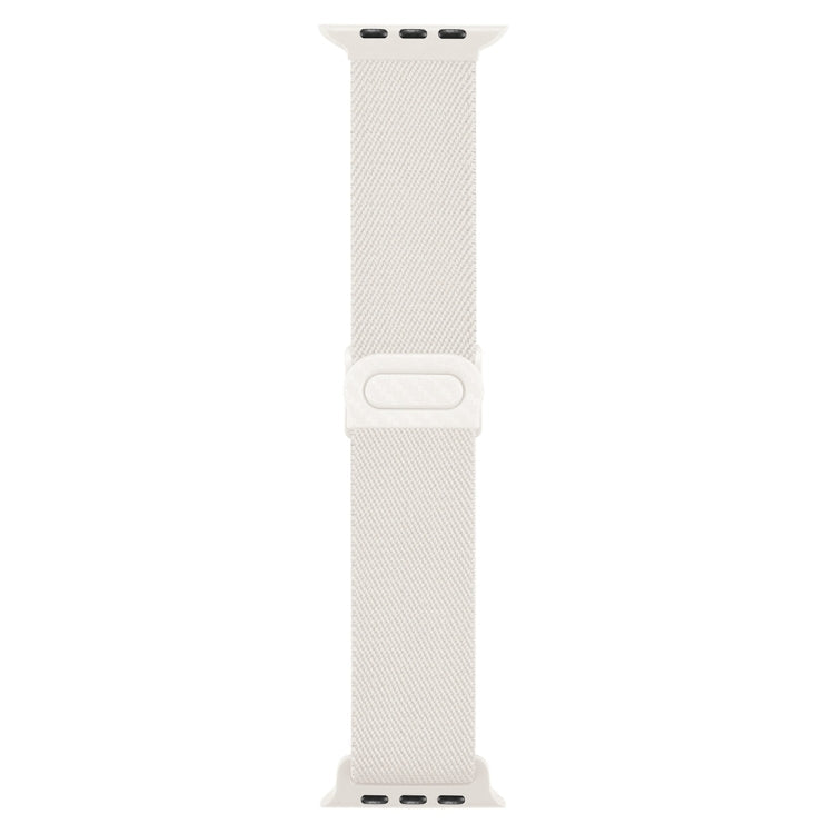 Frendorf | Für Apple Watch Series 5 40mm Kohlefasertextur Druckverschluss Nylon Uhrband (Sternenlicht)