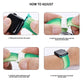 Frendorf | Für Apple Watch Series 5 44mm Kohlefasertextur Snap-Buckle Nylon-Uhrenarmband (Blau)