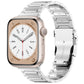Frendorf | Für Apple Watch Series 2 42mm I-förmiges Titan Metall Uhr Band (Spiegel Silber)