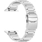 Frendorf | Für Apple Watch Series 2 42mm I-förmiges Titan Metall Uhr Band (Spiegel Silber)