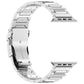 Frendorf | Für Apple Watch Series 2 42mm I-förmiges Titan Metall Uhr Band (Spiegel Silber)