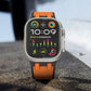 Frendorf | Für Apple Watch Series 3 42mm Eichen-Silikon-Uhrenarmband (Blau Limette)