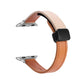 Frendorf | Für Apple Watch SE 2022 40mm Slim Magnetic Buckle Echtes Leder Uhrenarmband (Einfarbig Orange Aprikose)