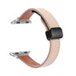 Frendorf | Für Apple Watch Series 4 40mm Slim Magnetic Buckle Echtes Leder Uhrenarmband (Einfarbig Aprikose)