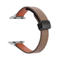 Frendorf | Für Apple Watch Series 3 42mm Slim Magnetic Buckle Echtes Leder Uhrenarmband (Litchi Coffee)