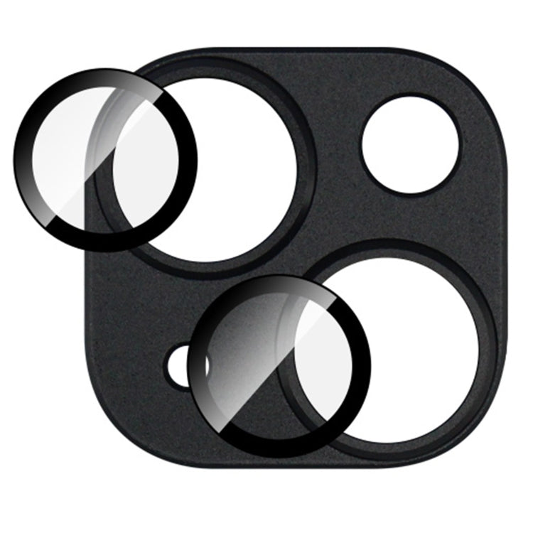 Frendorf | Für iPhone 15 / 15 Plus IMAK Metal Armor Premium Kamera Schutzfolie (Schwarz)