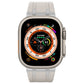 Frendorf | Für Apple Watch Series 6 44mm Steinmaserung Liquid-Silikon-Uhrenarmband (Silber Starlight)
