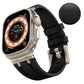 Frendorf | Für Apple Watch Series 2 42mm Stein Struktur Flüssigsilikon Uhrenarmband (Titan Schwarz)